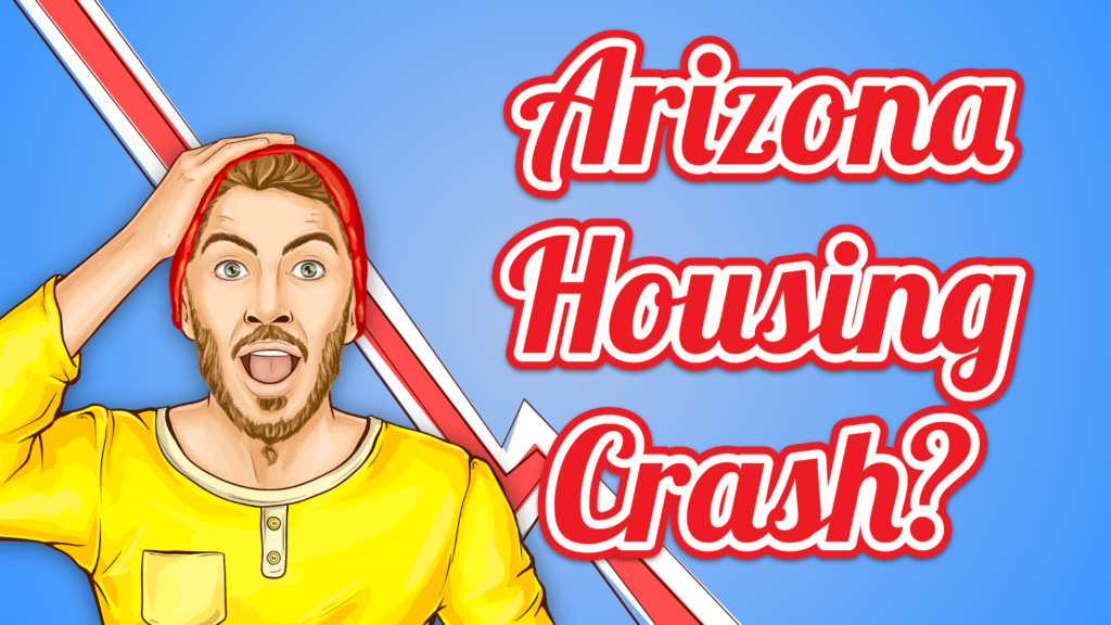 A Person Holding Their Head With Open Mouth While Asking The Question Is The Arizona Housing Market Crashing